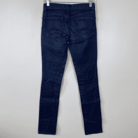 J Brand Suzuki Motorcycle Jeans Stinson Low Rise Skinny Jean Dark‎ Wash Size 26 - Picture 7 of 13